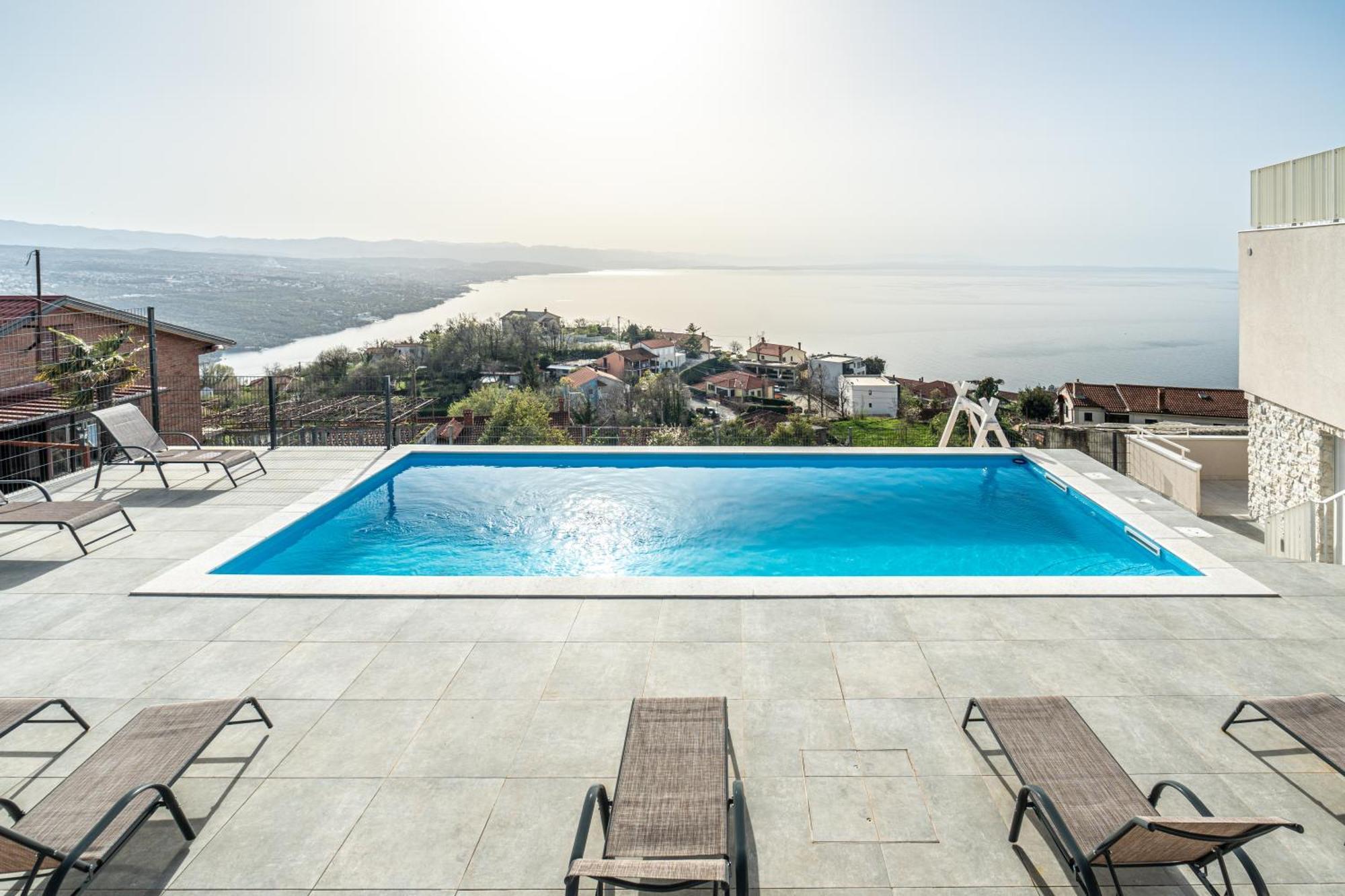 Nachhaltige Wellnessauszeit Mit Traumblick, Pool, Sauna, Whirl-Wanne Opatija Zewnętrze zdjęcie