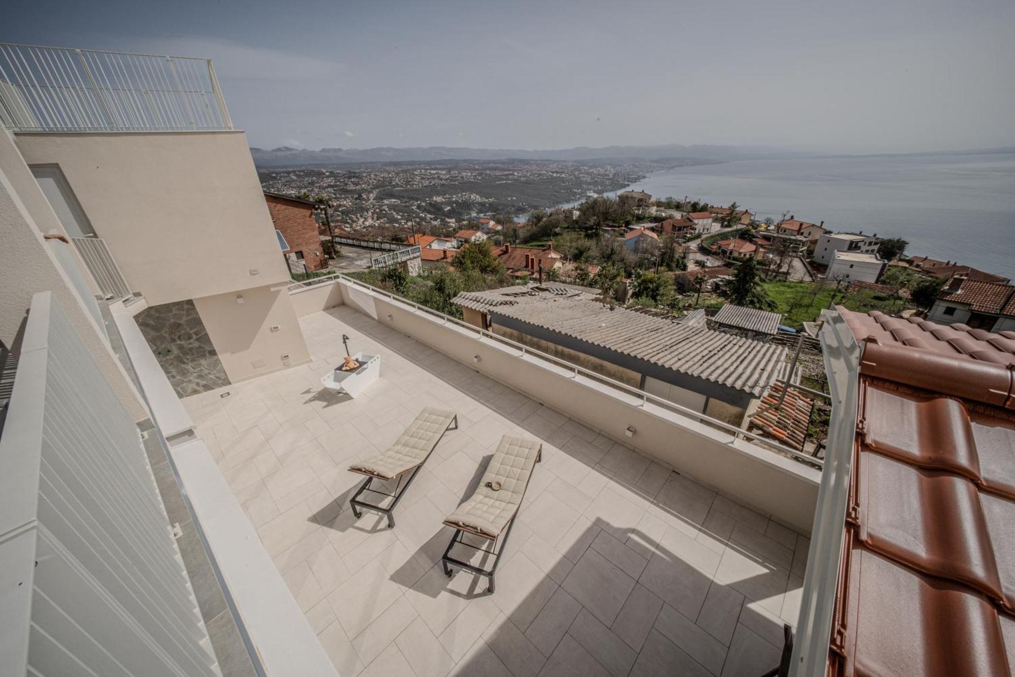 Nachhaltige Wellnessauszeit Mit Traumblick, Pool, Sauna, Whirl-Wanne Opatija Zewnętrze zdjęcie