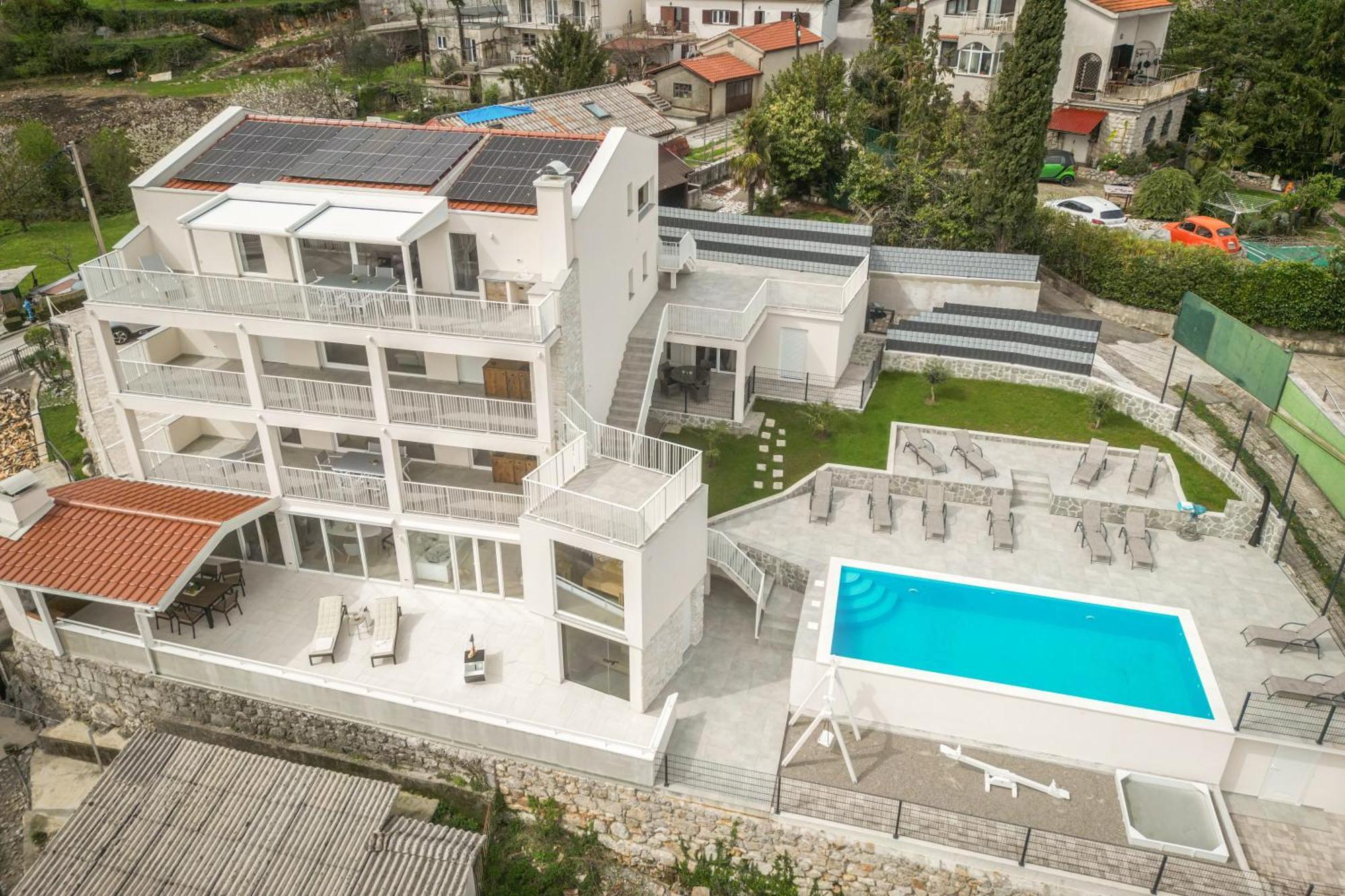 Nachhaltige Wellnessauszeit Mit Traumblick, Pool, Sauna, Whirl-Wanne Opatija Zewnętrze zdjęcie